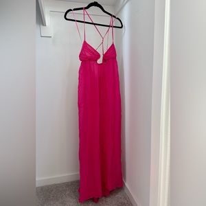 ZARA Hot Pink Maxi Dress